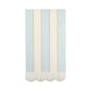 Guest Napkin Set – 18 napkins (4.25"x7.75"), 3 designs with striped & fringe trim, perfect for spring gatherings.