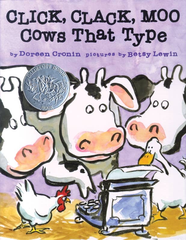 Click, Clack, Moo—the hilarious tale of literate cows causing chaos on Farmer Brown’s farm! Now a Christmas special!