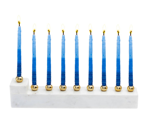 Marble Menorah Style 1 - Gift Guide - Holiday