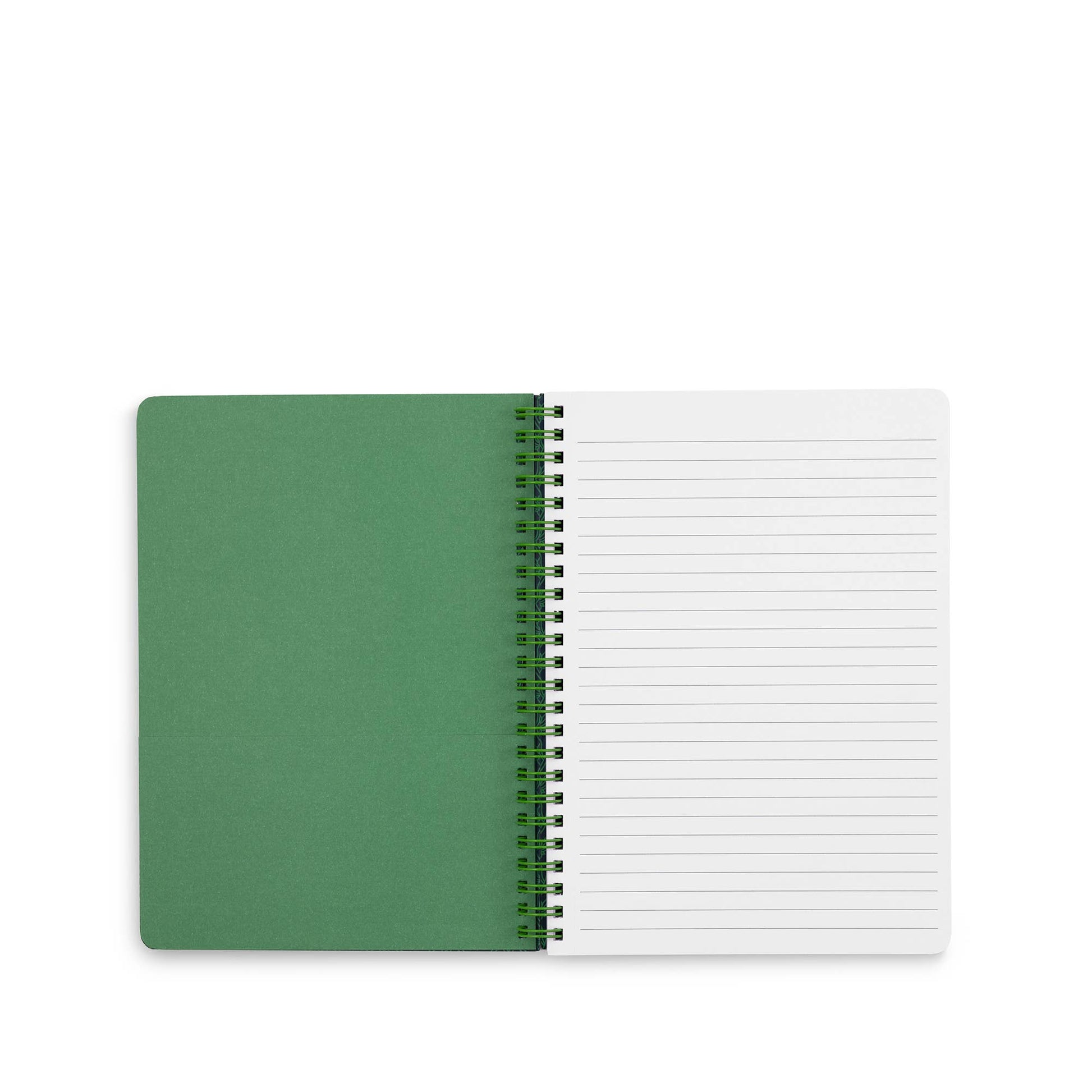 Wicked-inspired mini notebook with 160 college-ruled pages, durable hardcover, and convenient pockets.