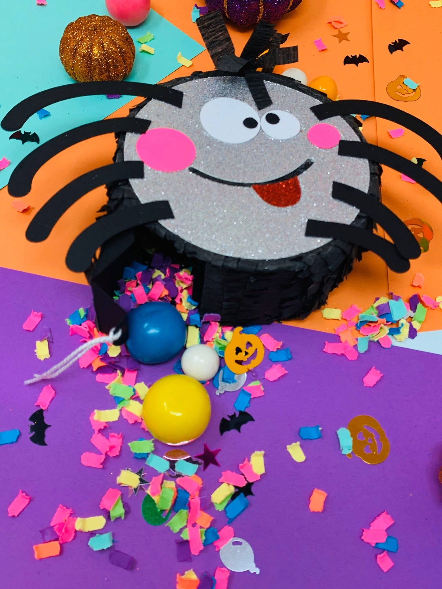 Mini Spider Piñata Halloween Indoor Decoration