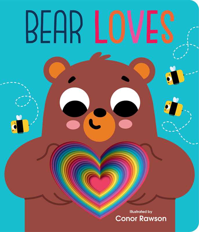 Discover fun animals and their favorite things in this colorful, die-cut board book celebrating love!