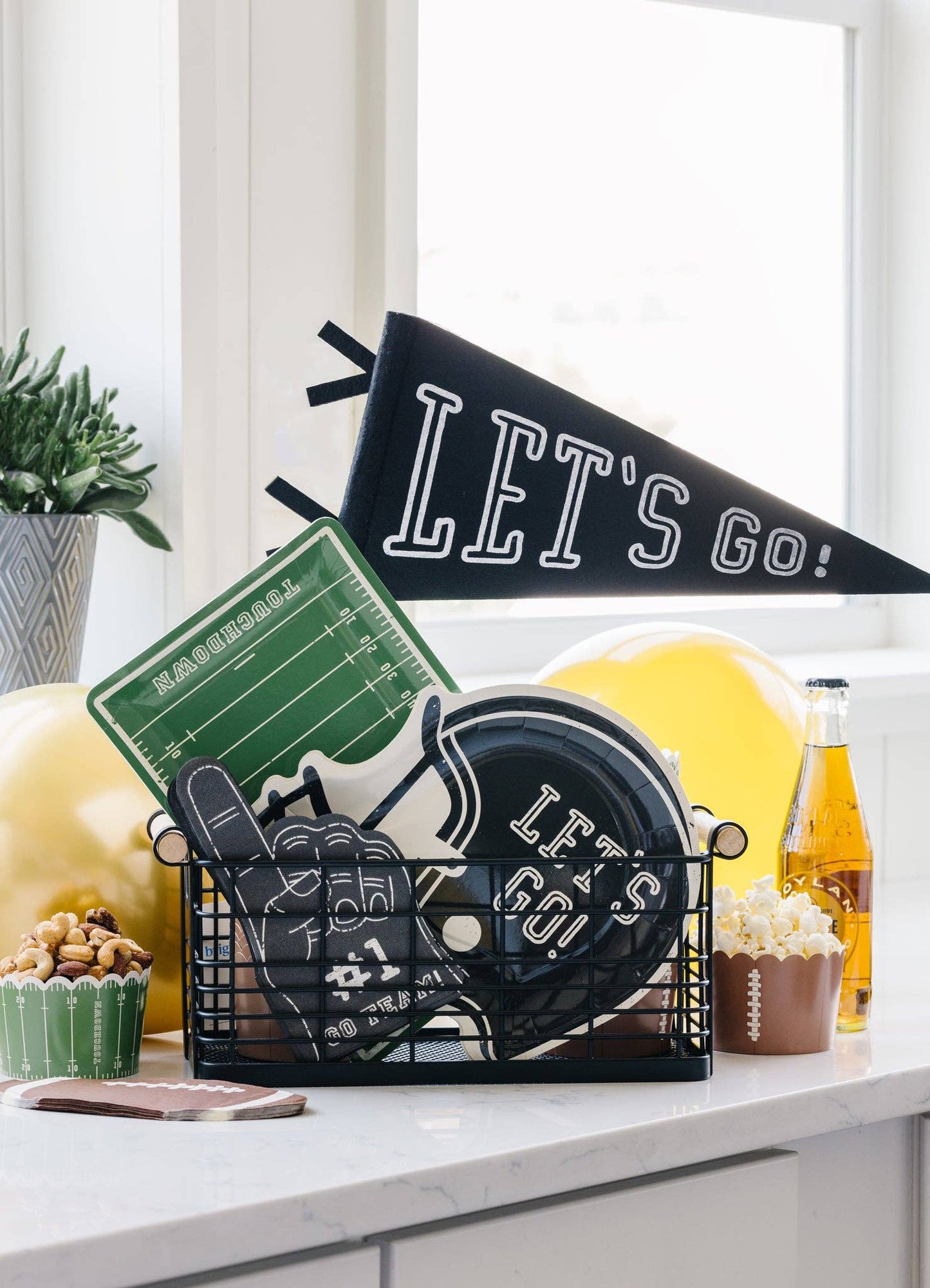 “Let’s Go” 🏈 Football Helmet Plates