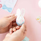 Egg Decorating Kit – 2 sticker sheets, 24 ears, 12 egg stands, fun for all ages, perfect for Easter egg hunts.