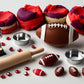 Super Bowl Sensory Kit with team colors, football-themed playdough, sensory bin toys, perfect for kids' creative play and game day fun.