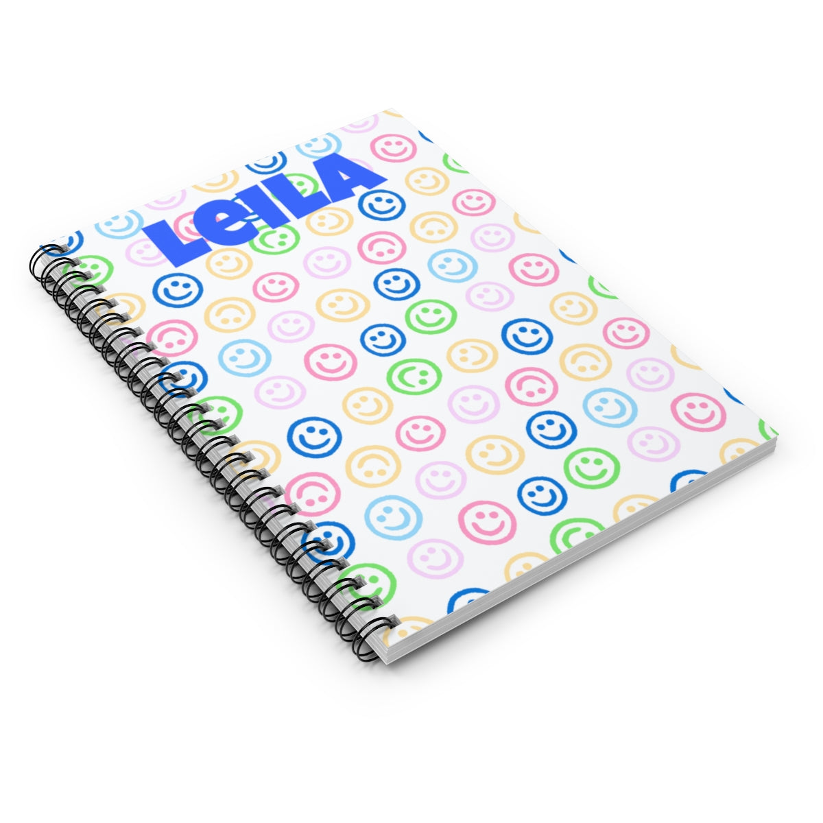 "All Smiles" 📓 Personalized Smiley Face Journal