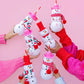 Viral Snowman Sipper with DIY accessory kit. Holds 30 oz (a whole bottle of wine!) and includes a pink cowboy hat, red bow tie, knit scarf, and 30+ reusable stickers to customize. Perfect for holiday gifts, girls' night, or white elephant exchanges