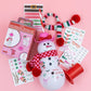 Viral Snowman Sipper with DIY accessory kit. Holds 30 oz (a whole bottle of wine!) and includes a pink cowboy hat, red bow tie, knit scarf, and 30+ reusable stickers to customize. Perfect for holiday gifts, girls' night, or white elephant exchanges